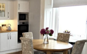 For sale: Dining room table and 4 chairs