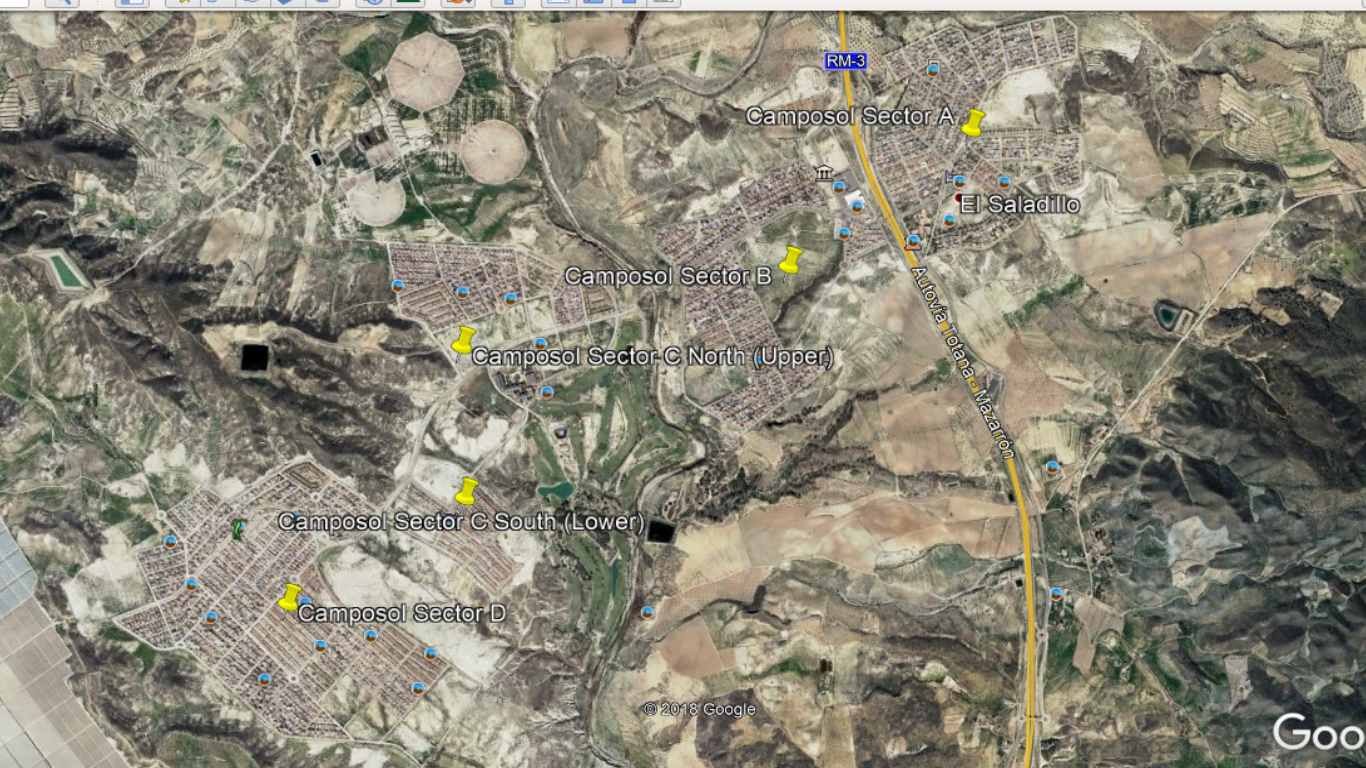 Google Map Of Areas In Camposol: Address, Telephone Number And Opening ...