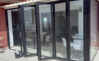 For sale: PUERTAS PLEGABLES - 7 PANELES DOBLE ACRISTALAMIENTO